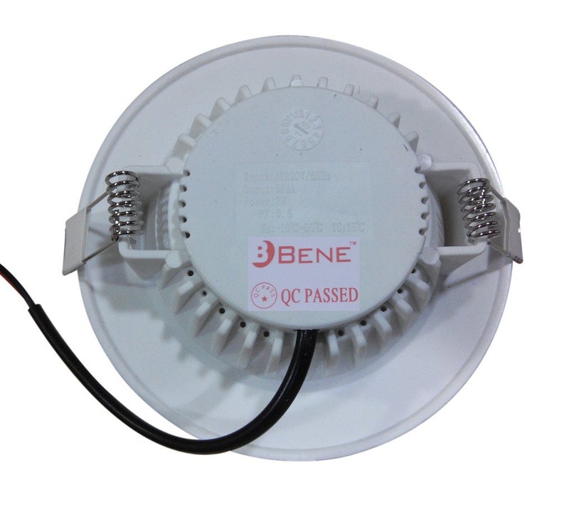 Bene BENE Blaze Virgin Plastic Round Ceiling Light White 7w Pack of 32 Pcs  - Image 2