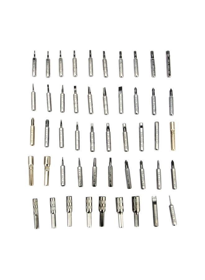 NIBEMINENT 55-Piece Screwdriver Set Black/Silver/Orange  - Image 3
