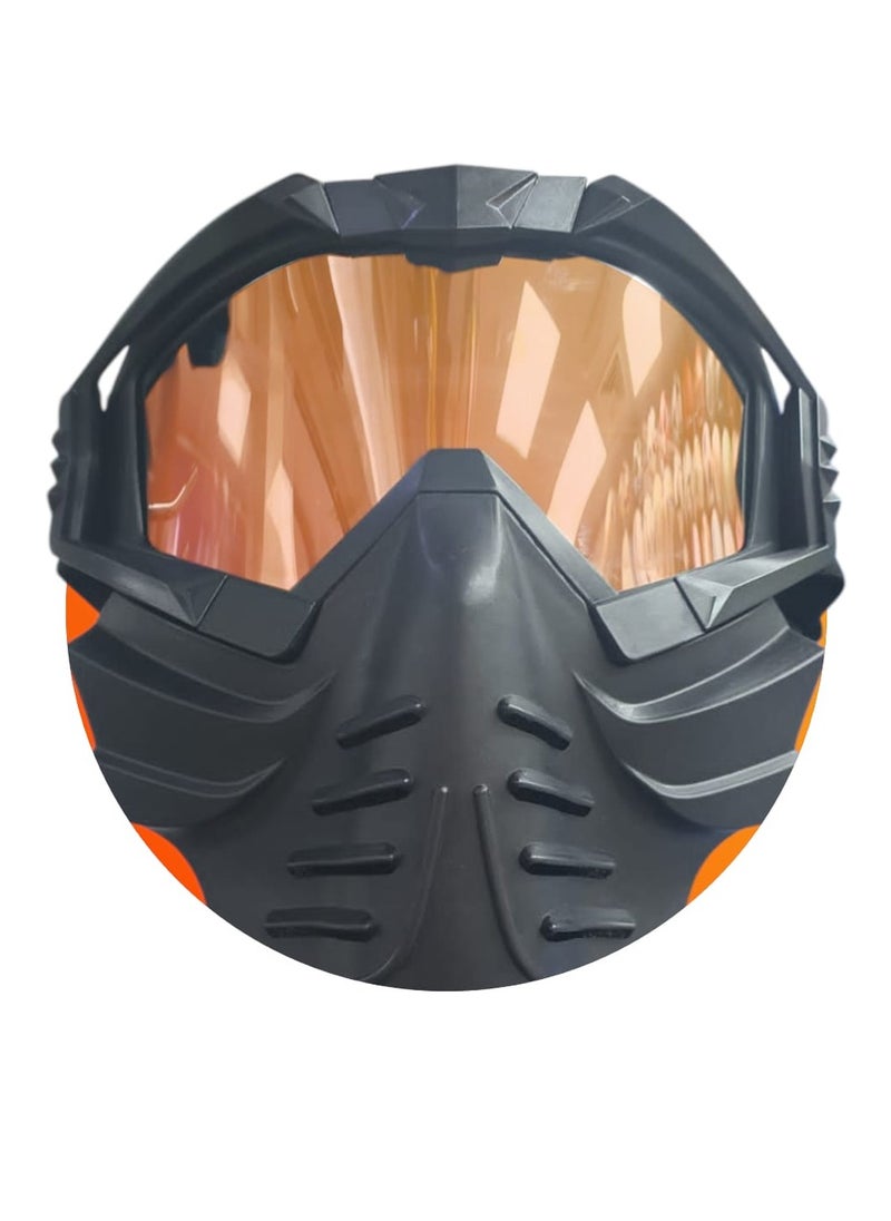 Generic Motorcycle Rider Street Mask Goggles With Detachable Mask Motocross Riding Cycling Motorbike Atv Dirt Bike  - Image 2
