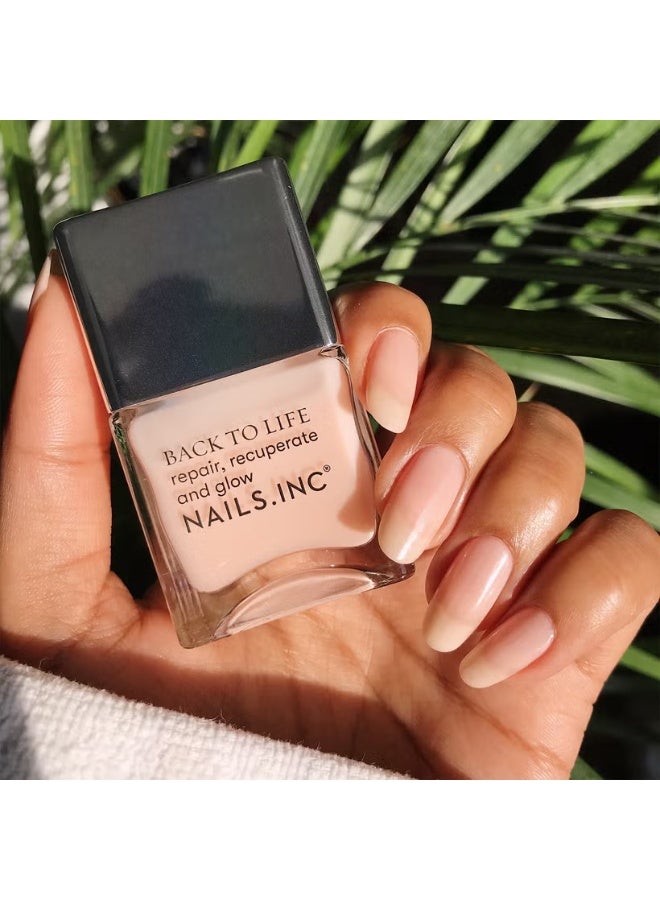 nails inc. Back to Life Recovery Treatment and Base Coat 14ml - Image 4
