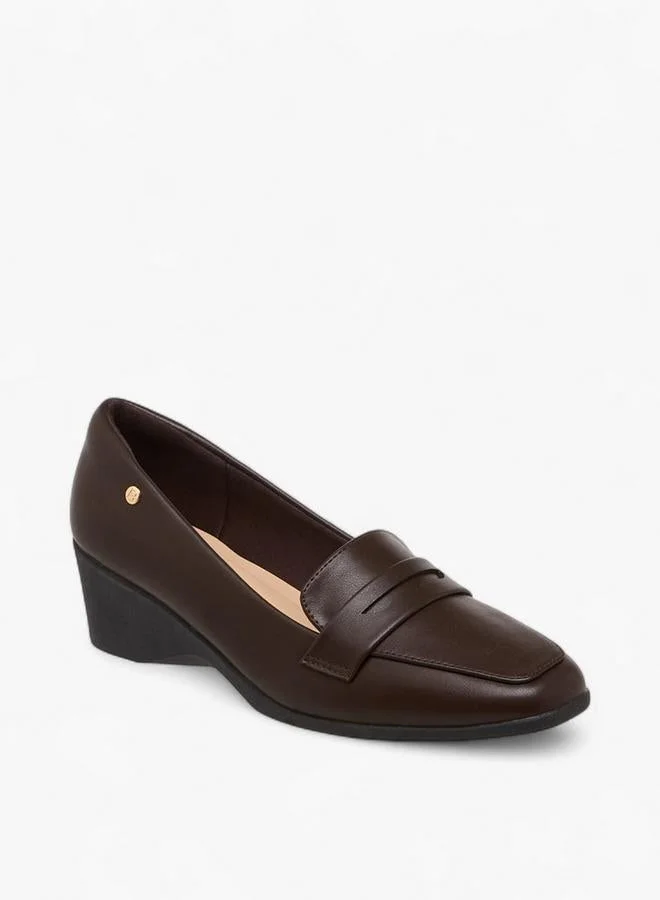 Flora Bella By Shoexpress Women's Wedge Heel Loafers
