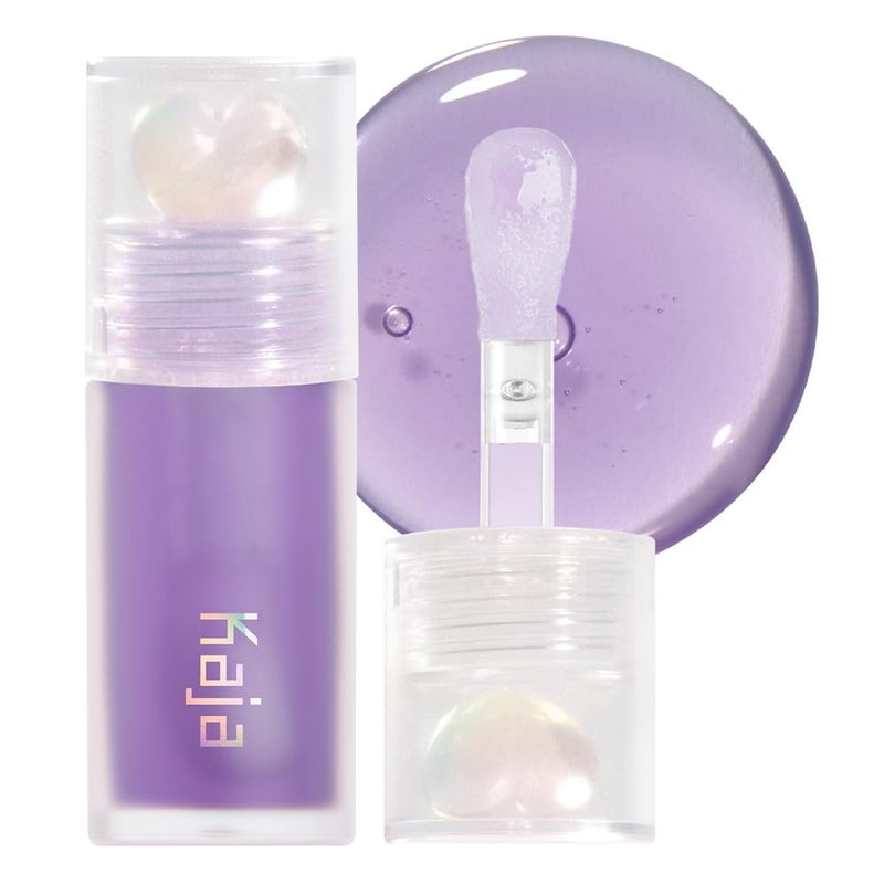 Kaja Lip Plumping - Juicy Glass 04 Grape Glowtini | Hydrating, Feel Plumped and Lightweight with Vitamin Tree Fruit Oil, Vegan, Cruelty-Free, Clear Tint Stain Shine Gloss Plumper, Long Lasting - Image 1