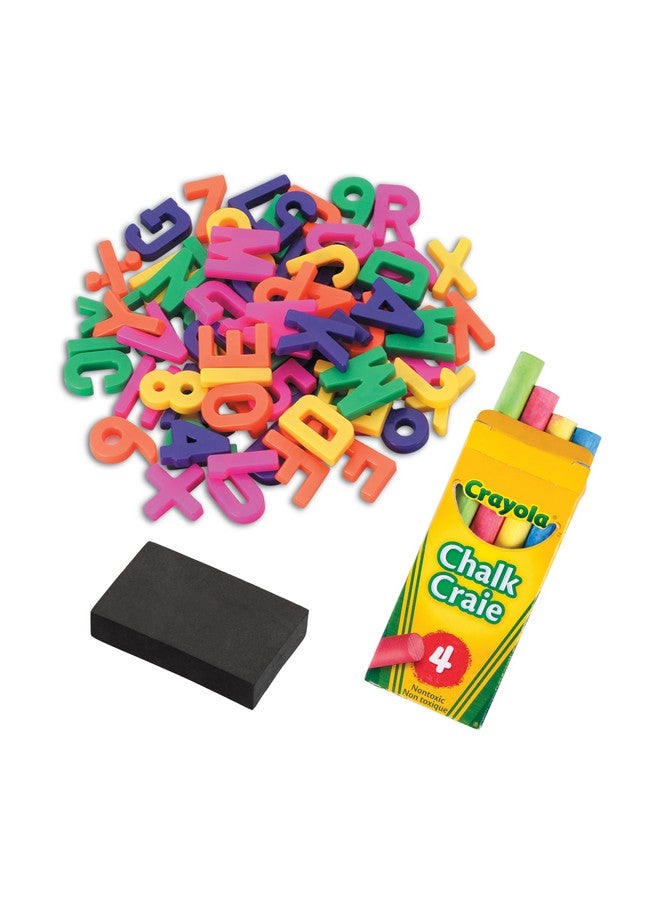 Crayola Triple-The-Fun Art Easel, Toddler Easel, Chalk Board, Magnetic Easel, Painting Set, Art Set, Arts & Crafts Kit, Gifts for Kids, Ages 3+ - Image 5