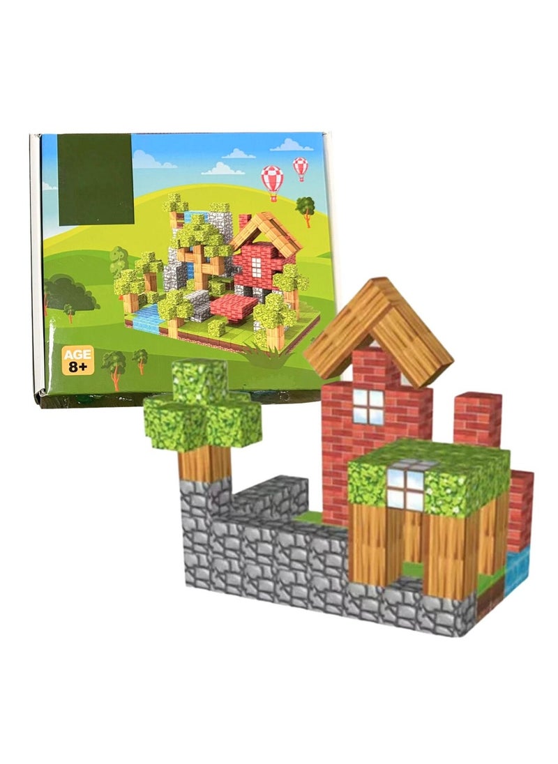 Magnetic Cubes Building Blocks for Children's Ideal for Curious Creative Young Minds Learning Activity Montessori Sensory Cubes for Toddlers Gift  - Image 1