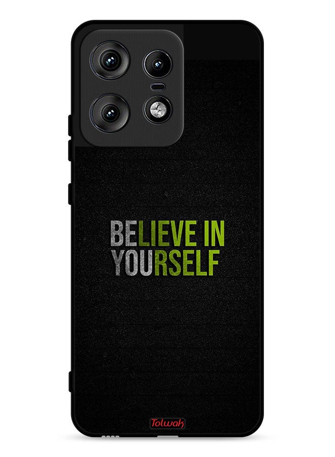 Tolwak Motorola Edge 50 Pro 5G Protective Case Cover Believe In Yourself - Image 1