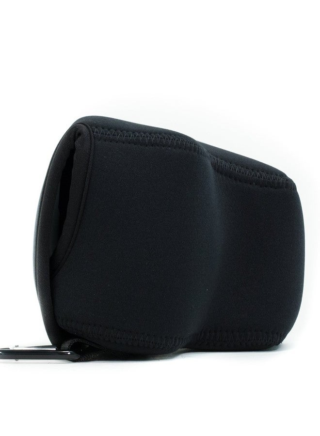 ميجا جير حقيبة كاميرا ميجا جير باناسونيك لوميكس DC-FZ80 وFZ82 فائقة الخفة من النيوبرين، مزودة بحلقة تعليق - أسود - MG1165، جلد صناعي - Image 4