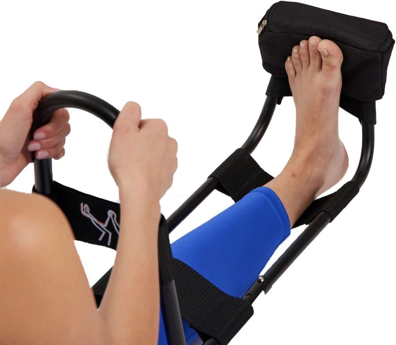 IdealStretch - Original Patented – Hamstring Stretcher, Lower Back Stretcher, Hip Stretcher, & Calf Stretcher - Knee Extension & Pain Relief - Image 1