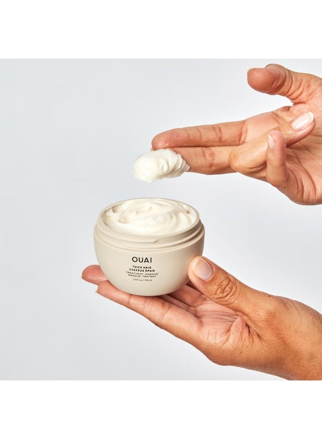 OUAI Thick Hair Treatment Masque Travel Size 100ml - Image 3