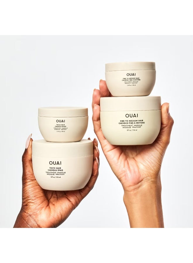 OUAI Thick Hair Treatment Masque Travel Size 100ml - Image 4