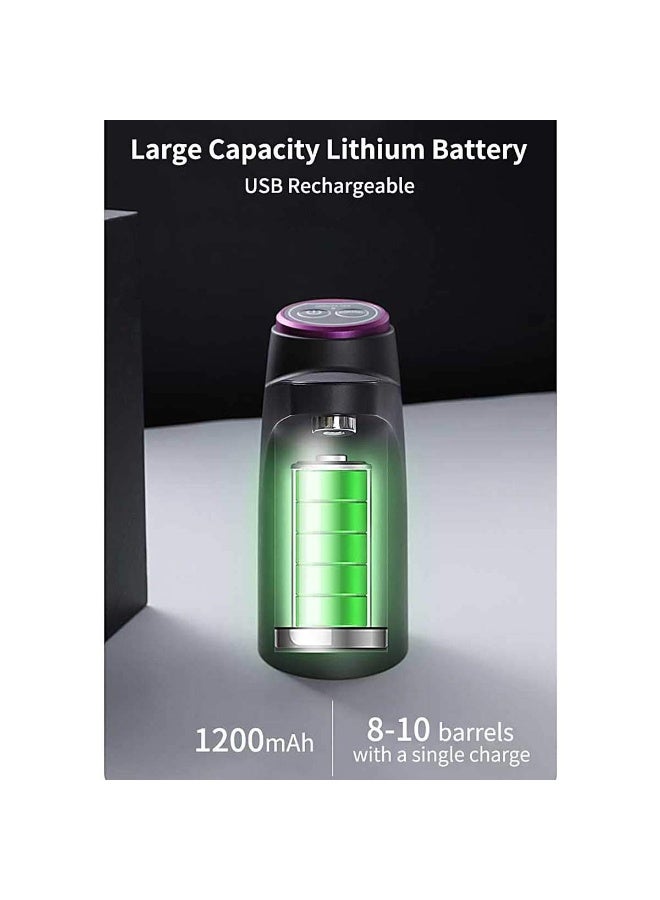 مضخة موزع مياه أوتوماتيكية - مضخة مياه كهربائية صغيرة قابلة لإعادة الشحن عبر USB لعلبة سعة 20 لترًا - Image 3