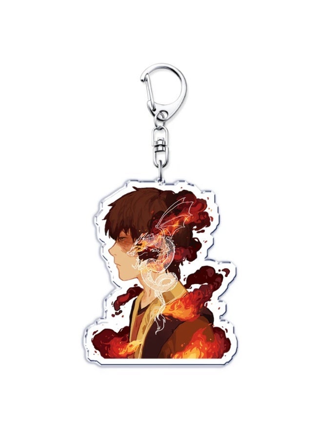 Generic Classic Anime Avatar The Last Airbender Series Key Chain Keychains Ring for Accessories Bag Pendant Keyring Jewelry Fans Gifts-Color:19-Ships From:CHINA  - Image 3