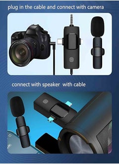 Generic 3 in 1 Wireless Lavalier Microphones for iPhone, iPad, Android, Camera, USB-C Microphone, 7-Hour Battery, Mini Microphone with Noise Reduction for Video Recording, Vlog, YouTube, TikTok  - Image 4