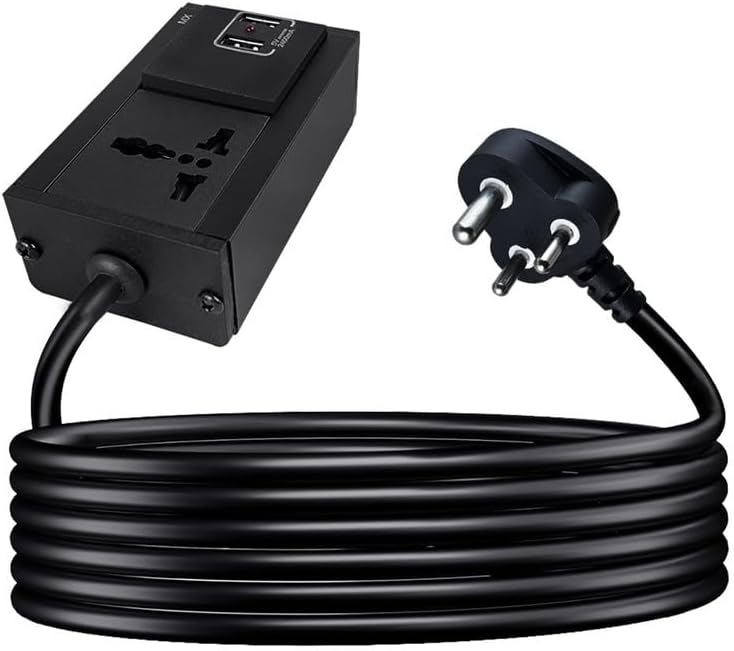 MX Single Socket Extension Board with 30 Meter Heavy Duty Long Wire Cord Use to Exetend Power Socket 2500W 10A Wire Extender with Plug Perent (20 Mtr, Universal Socket + 95W USB-C + USB-A) - Image 1
