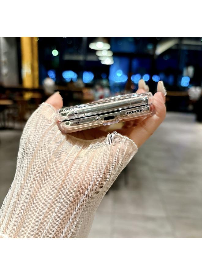 Zaboon Case For Huawei Pocket 2 Three-piece Set Pearlescent Shell Texture Phone Case - Image 4