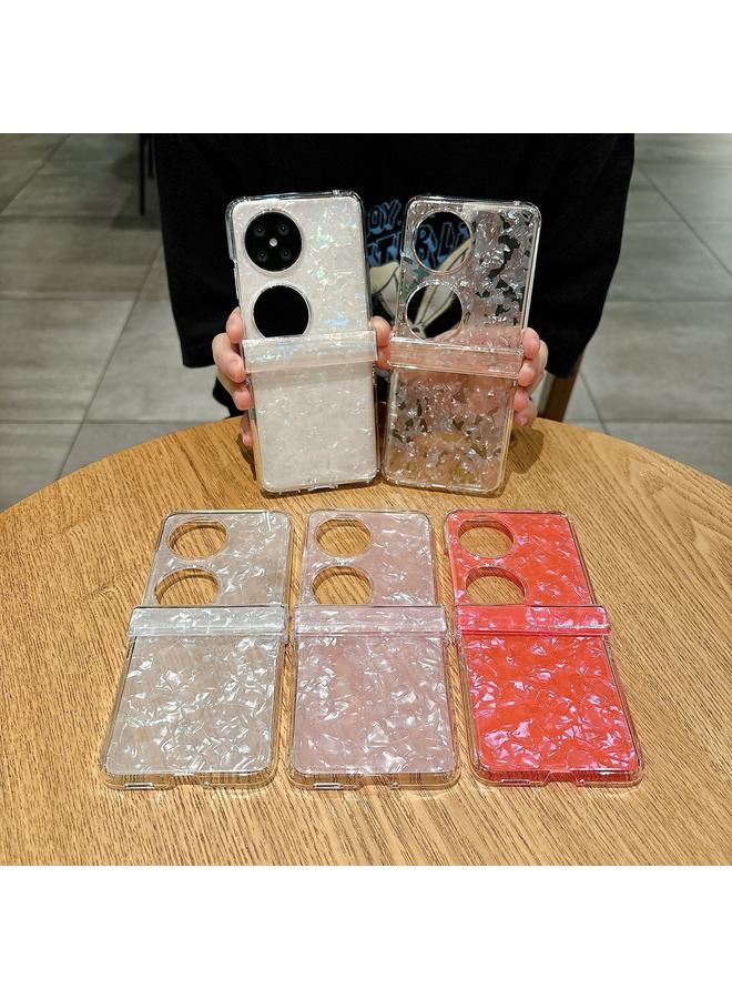 Zaboon Case For Huawei Pocket 2 Three-piece Set Pearlescent Shell Texture Phone Case - Image 5