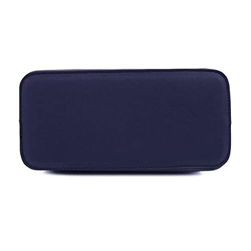 EVVE Women's Small Satchel Bag Classic Top Handle Purses Fashion Crossbody Handbags with Shoulder Strap | NV - Image 4