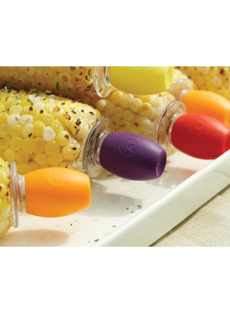 Outset Oversized Multi-Colored Corn Holders, Set of 8Set of 8 Multicolor Set of 8 Multicolor - Image 2