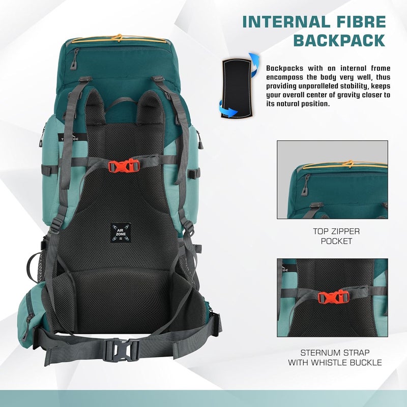 TRAWOC WILDQUEST 50L Travel Backpack - Image 3