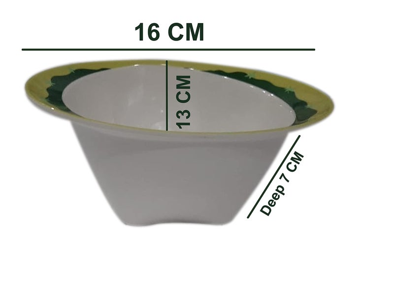 ZIDO (Pack of 2 Multipurpose Cartoon Design Bowls for Serving (Rabbit Family and Jungle Safari). - Image 3