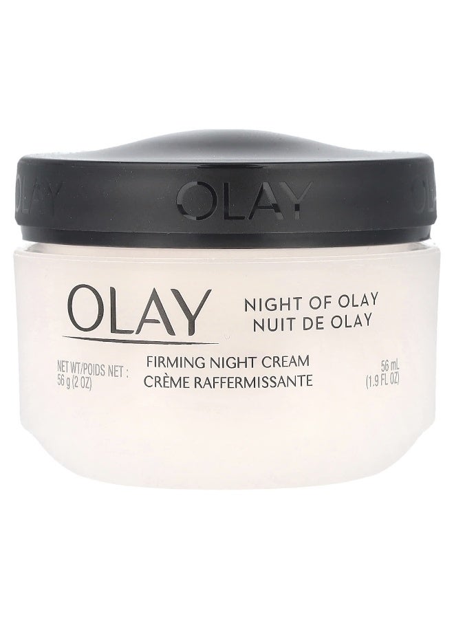 Olay, Firming Night Cream, 1.9 fl oz (56 ml) - Image 1