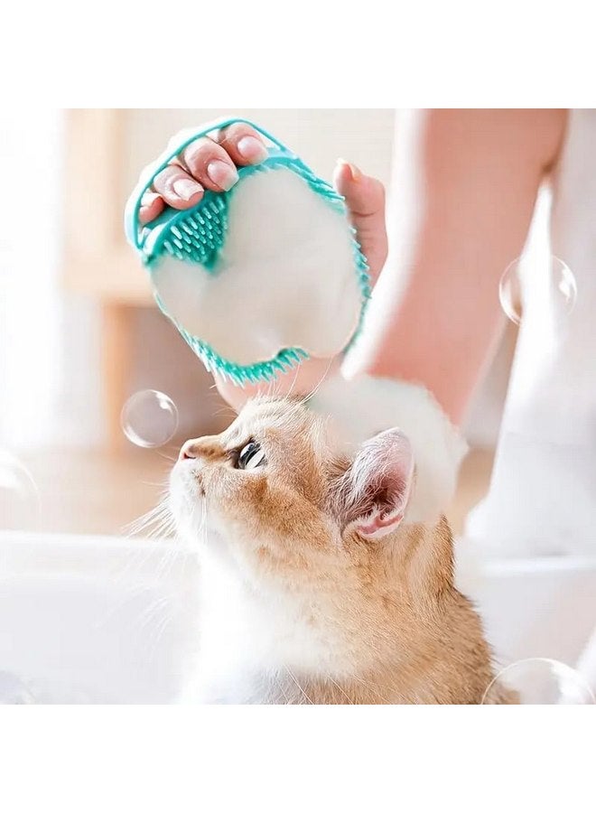 3 قطع من فرشاة استحمام الكلاب. فرشاة استحمام القطط. فرشاة شامبو ناعمة من السيليكون للكلاب، فرشاة استحمام وتدليك للحيوانات الأليفة، موزع شامبو. فرشاة استحمام من السيليكون للكلاب والقطط، فرشاة استحمام للكلاب. - Image 4