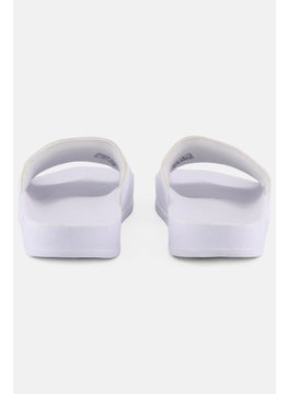 PUMA Kids Boy Leadcat Slip on Slides, White  - Image 2