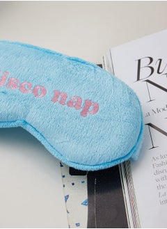 Typo Faux Fur Eye Mask  - Image 3