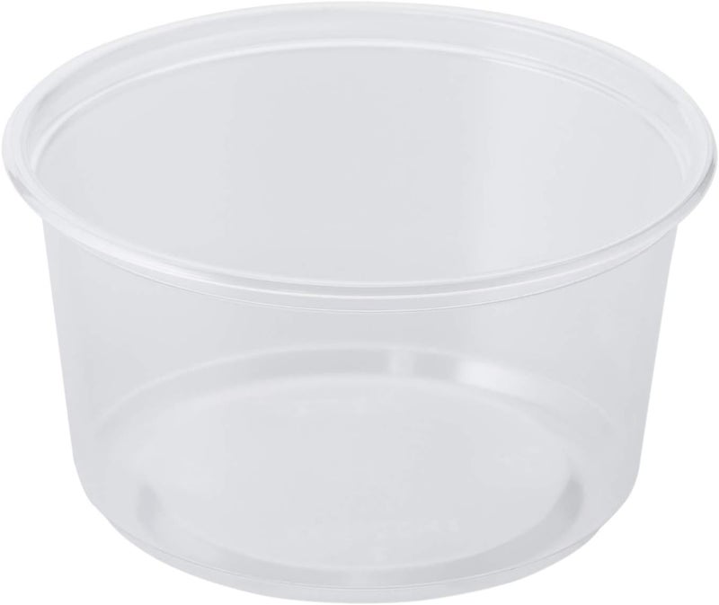 Karat [12oz - 500 ct] Clear PP Plastic Round Deli Food Container for Hot and Cold Food, BPA-Free, Microwavable (FP-DC12-PP) - Image 2