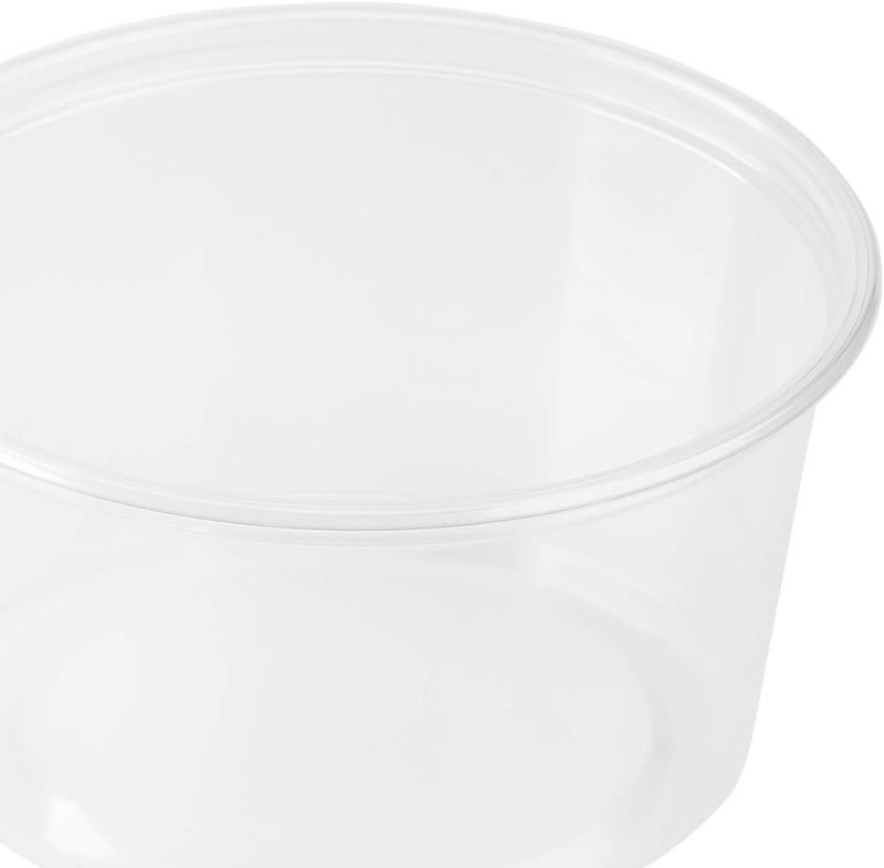 Karat [12oz - 500 ct] Clear PP Plastic Round Deli Food Container for Hot and Cold Food, BPA-Free, Microwavable (FP-DC12-PP) - Image 4
