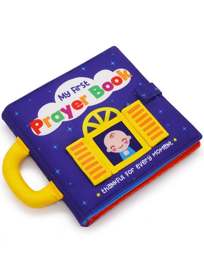 Urban Kiddy My First Prayer Book | Personalized Prayer Photo Book Album for Newborn, Infant, Baby Toddler, Godchild, Birthday, Baptism, Christening or Dedication (Blue) - Image 1