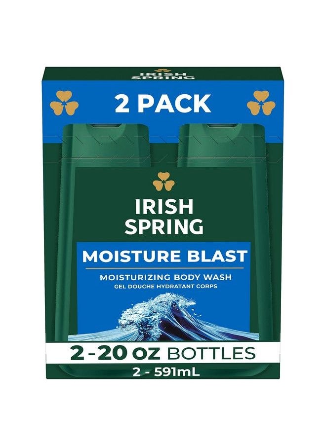 Irish Spring - غسول الجسم لترطيب البشرة للرجال 20 أونصة سائلة (عبوة من 2) - Image 1
