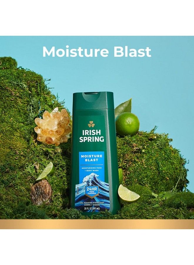 Irish Spring - غسول الجسم لترطيب البشرة للرجال 20 أونصة سائلة (عبوة من 2) - Image 1