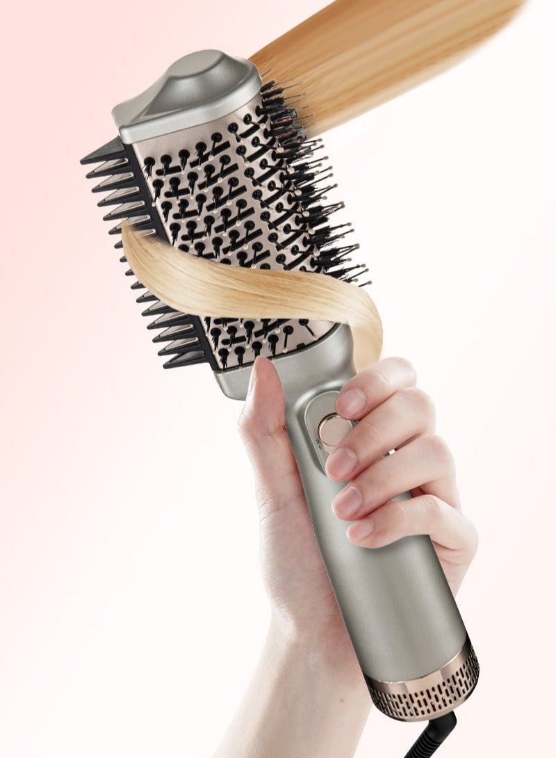BESTIS 1200W Hair Dryer Brush- Ergonomic Barrel Shape Blow Hot Air Brush  Styler for Frizz-Free Hair, Salon Smoothing & Shine | One-Step Voluminous Blowout - Image 1