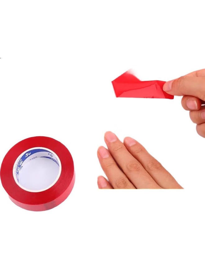 Miloch Mileqi Double-Sided Tape For Spring Festival Couplets - High Adhesive, Waterproof, No Trace, For Sticking Blessing Words And New Year Paintings, 18Mm Wide * 15M Long, Pack Of 2 Rolls - Image 3