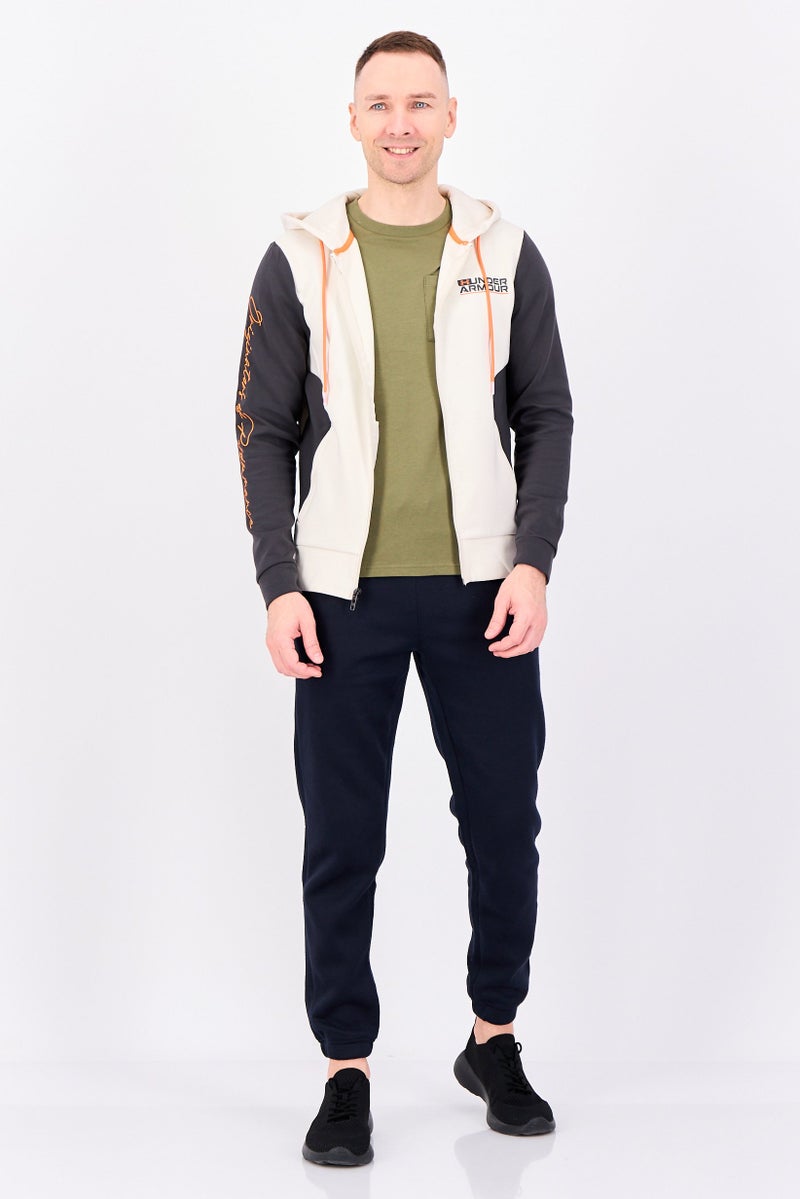 UNDER ARMOUR Men Loose Fit Long Sleeve Outdoor Hoodie, Multicolor - Image 3