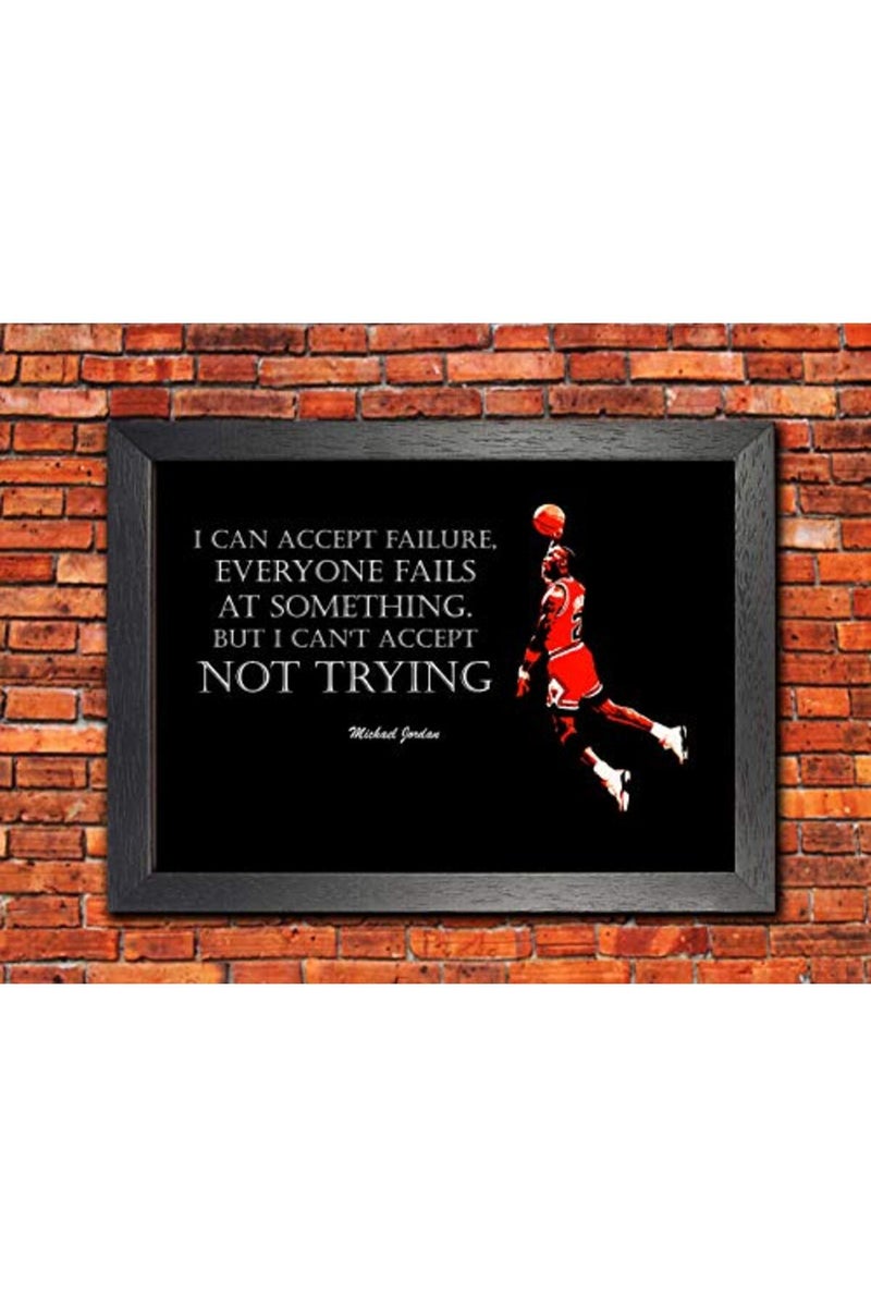 BBPosters Michael Jordan Inspirational Quote Poster - Image 2
