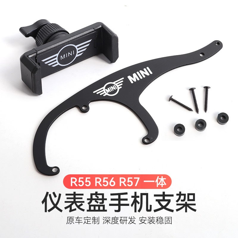 Suitable For Bmw Mini Folding Dashboard Mobile Phone Holder Cooper R50R55F54 Car Navigation Mobile Phone Holder - Image 1