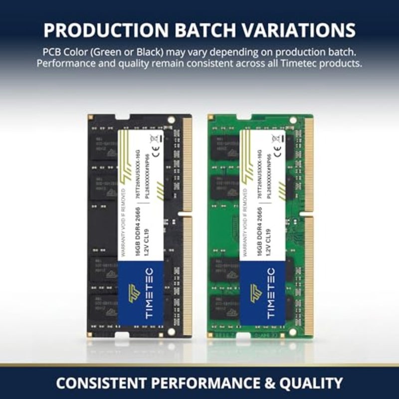 DDR4 2666MHz PC4-2666V PC4-21300 SODIMM ذاكرة الوصول العشوائي للكمبيوتر المحمول 260-Pin 1.2V CL19 وحدة ذاكرة غير مخزنة غير ECC لأجهزة الكمبيوتر المحمول والكمبيوتر المحمول وأجهزة الكمبيوتر الصغيرة الكل في واحد - Image 2