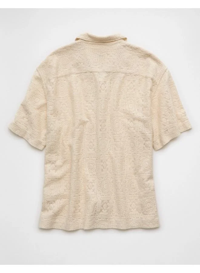 امريكان ايجل قميص  ذو أزرار للمسبح