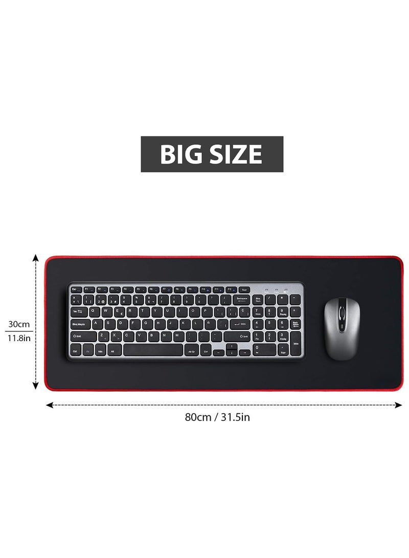 Green Tiger Large Gaming Mouse Pad 80cm x 30cm, Desk Pad Extended Mat Non-Slip Desk Pad Rubber Mice Pads - Image 3