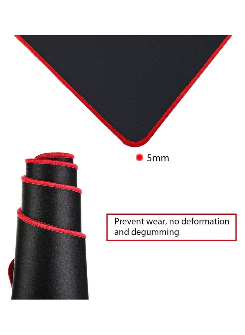 Green Tiger Large Gaming Mouse Pad 80cm x 30cm, Desk Pad Extended Mat Non-Slip Desk Pad Rubber Mice Pads - Image 4