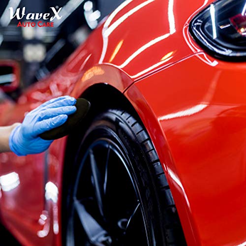 Wavex Ultrafine Foam Sponge Applicator for Tyre Dressing (Pack of 3 Black) - Image 4