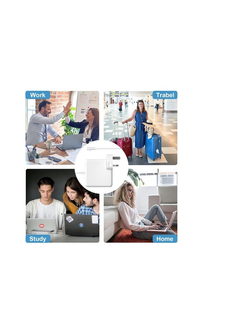 Terabyte 45W MacBook Pro Charger, Replacement L-Tip Power Adapter Laptop Charger Compatible With MacBook Air/Pro 13” & 2009/2010/2011-Mid/2012 Models A1244/A1269/A1270/1466 - White (45W ~ L) - Image 5