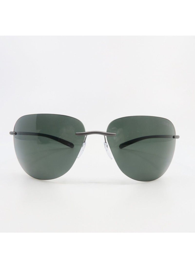 Silhouette - Unisex Mirrored Aviator Shape Sunglasses - 8729 75 6660 - Lens Size: 65 Mm - Image 1