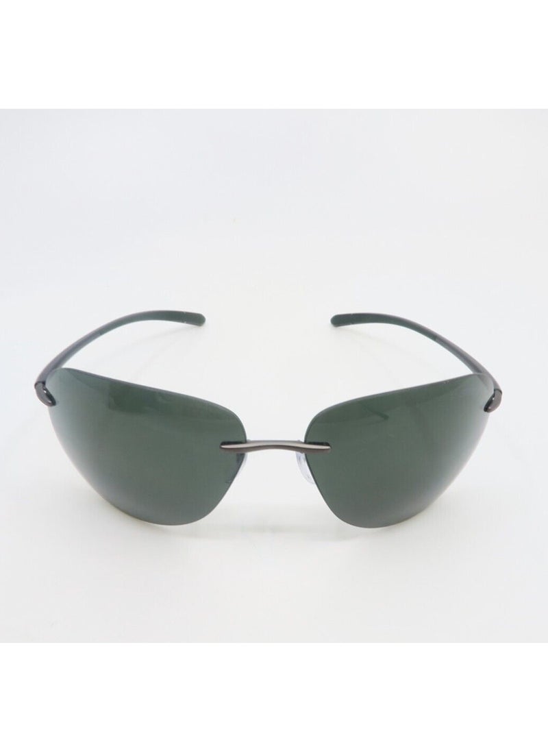 Silhouette - Unisex Mirrored Aviator Shape Sunglasses - 8729 75 6660 - Lens Size: 65 Mm - Image 1