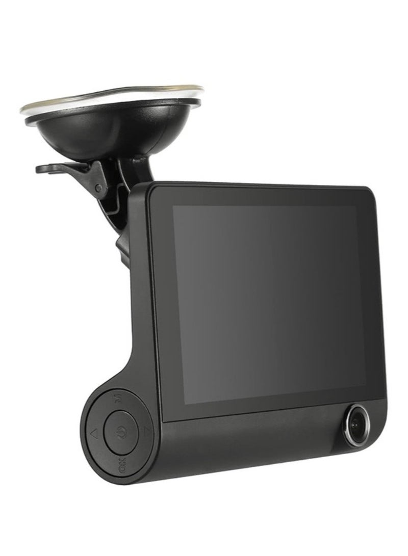 Three Lens Night Vision DVR Dash Car Camera - Image 4