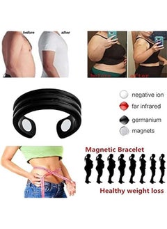 GELESE Lymphatic Drainage Therapeutic Magnetic Ring, 4Pcs Adjustable Magnectic Acupressure Ring, Copper Magnet Rings, Magnet Therapy Rings for Blood Sugar Control,Lymph Detox, Anti Snoring (4pcs)  - Image 2