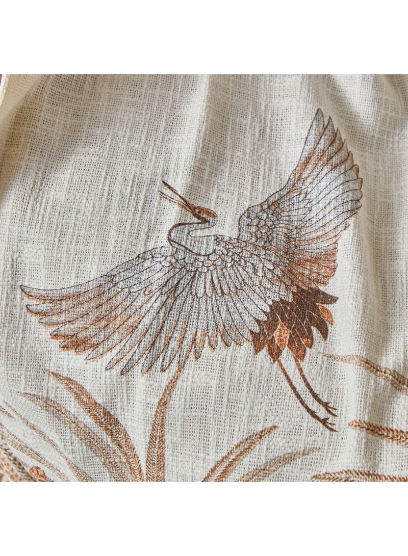 Home Box Cancun Palm Print Slub Throw 170 x 130 cm  - Image 3