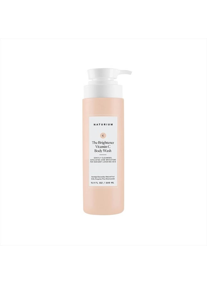 NATURIUM The Brightener Vitamin C Body Wash, Gentle Cleanser for Smoother-Looking Skin, Removes Dirt, Oil & Other Impurities, 16.9 oz  - Image 1