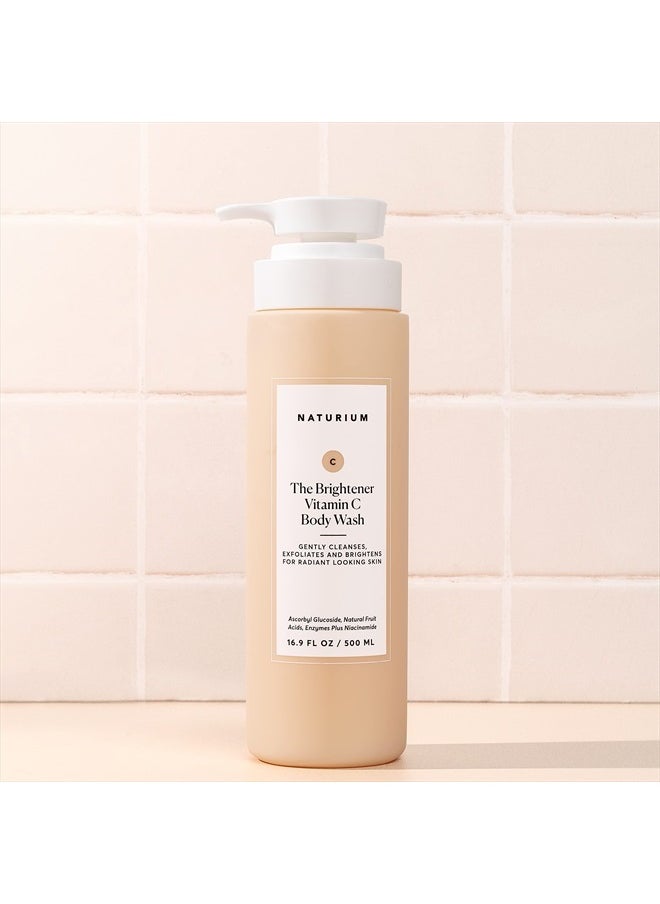 NATURIUM The Brightener Vitamin C Body Wash, Gentle Cleanser for Smoother-Looking Skin, Removes Dirt, Oil & Other Impurities, 16.9 oz  - Image 5